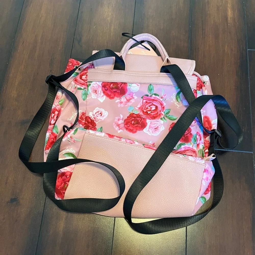 Juicy‎ Couture Women's Mauve Romantic Rose Love Club Backpack NWT